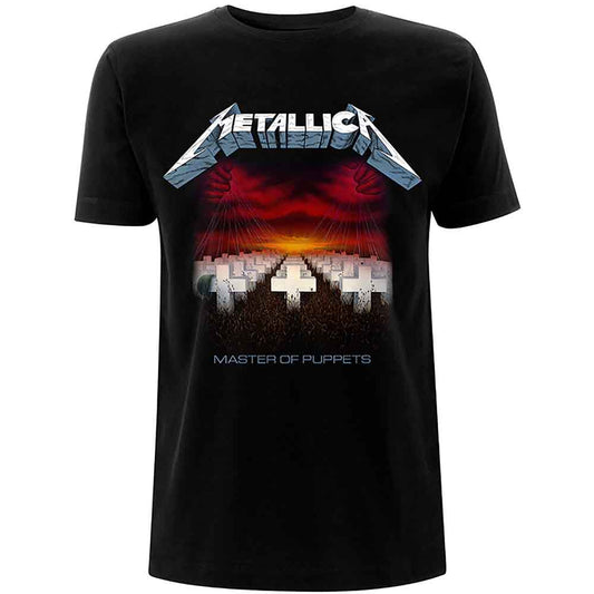 METALLICA UNISEX T-SHIRT: MASTER OF PUPPETS TRACKS